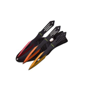 Snake Eye Tactical 3pc Stainless Steel Throwing Knives PP-598-ROY